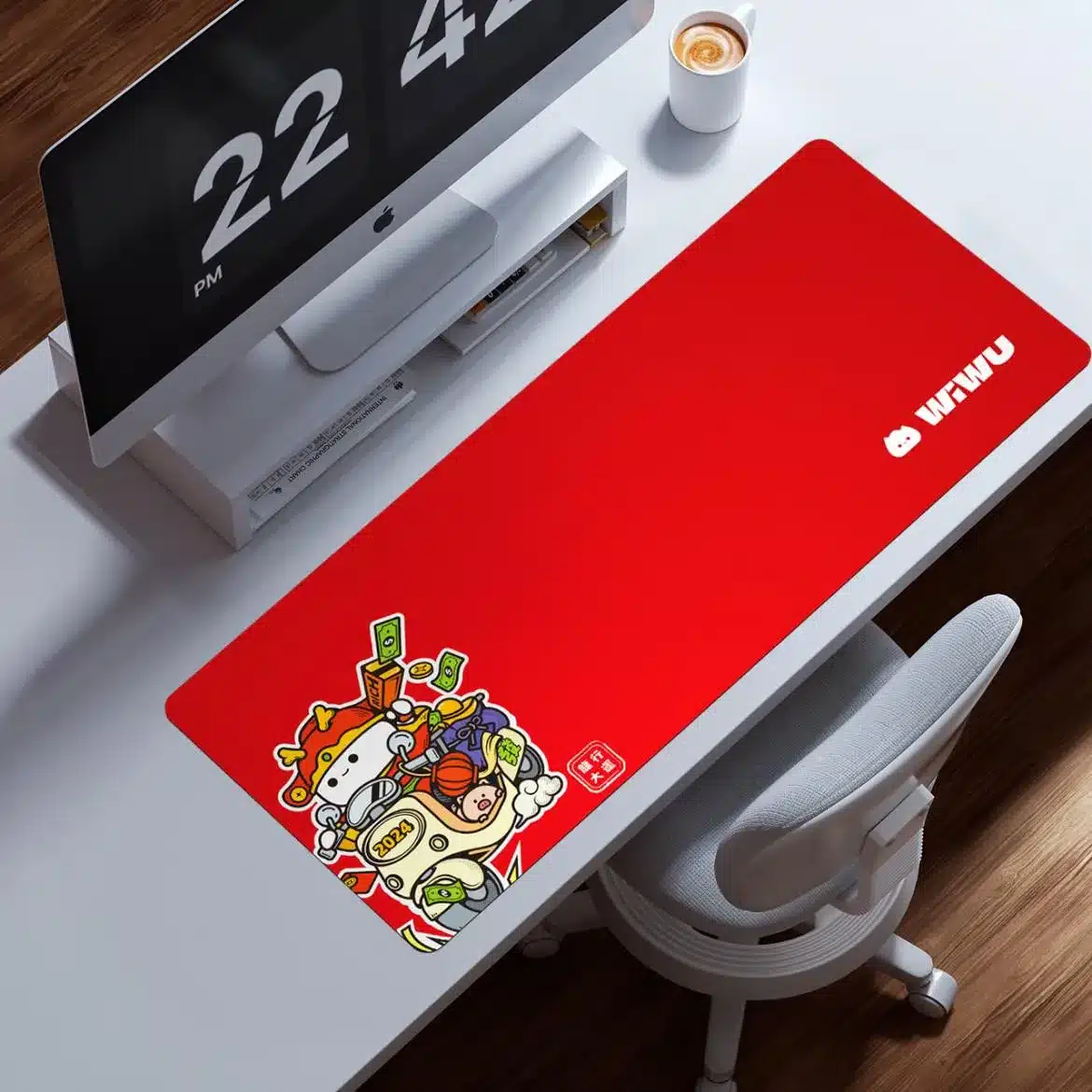 WiWU DP 01 Large Anti slip Mouse Pad 70 X 30 X 0 1