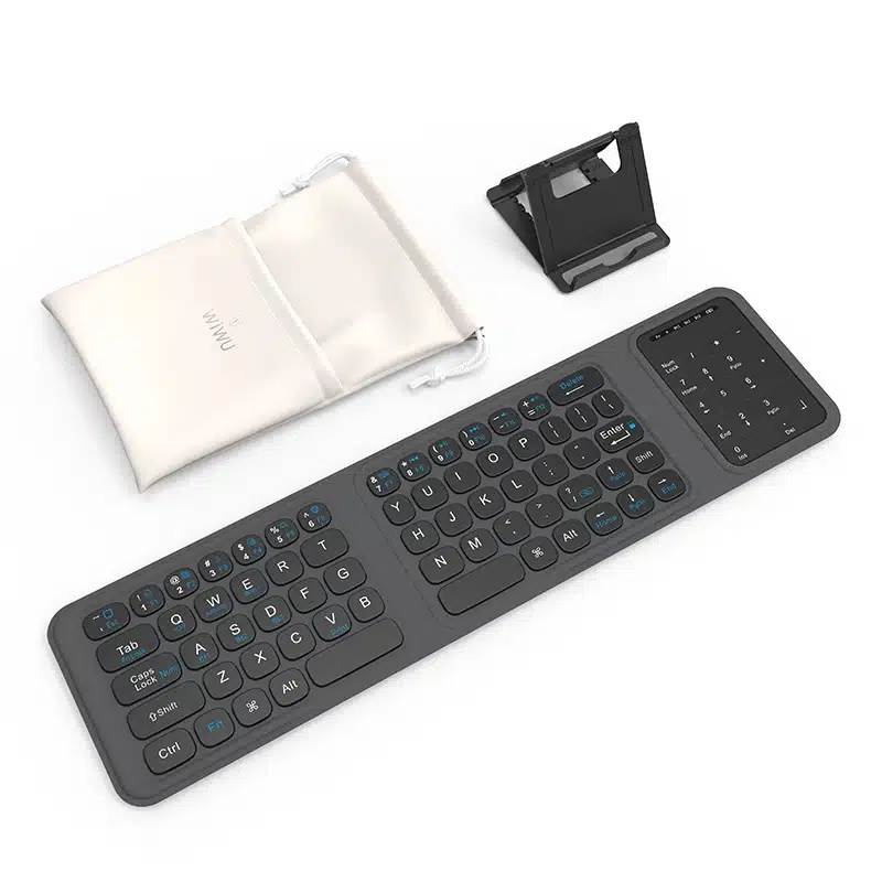 WiWU Foldable Wireless keyboard FMK-05 1 WiWU Foldable Wireless keyboard FMK 05 1