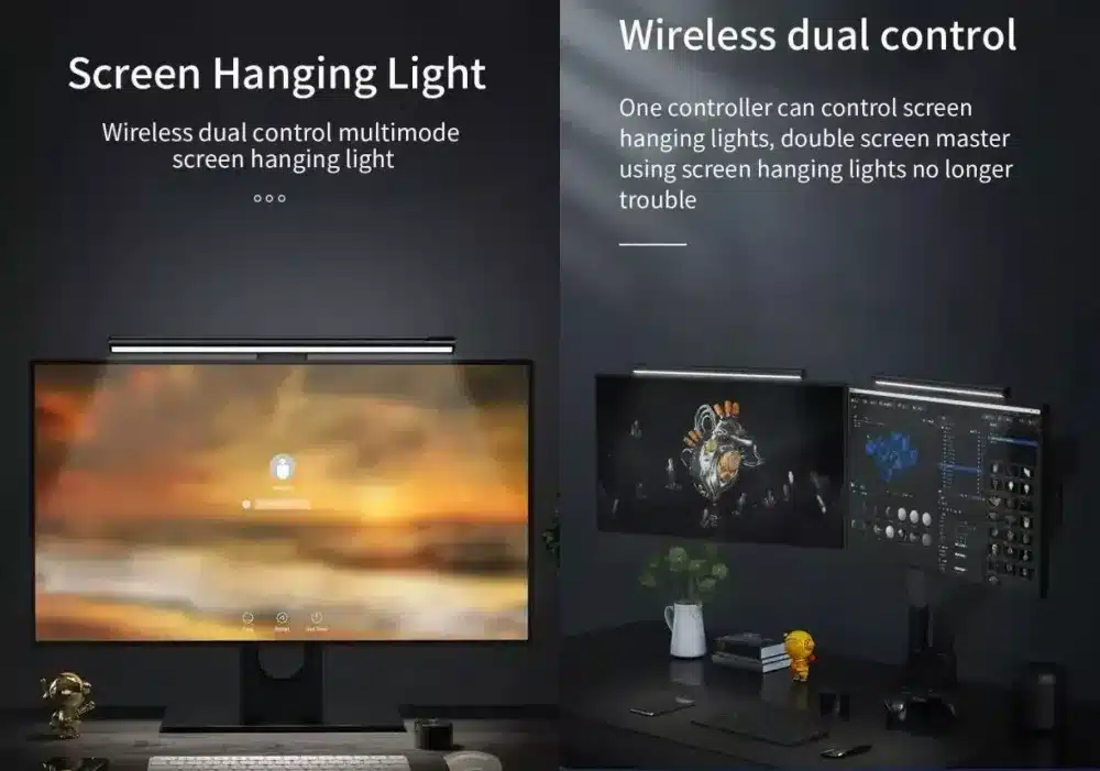 WiWU L1 Screen Hanging Light With Wireless Dual Control Multi Mode 1