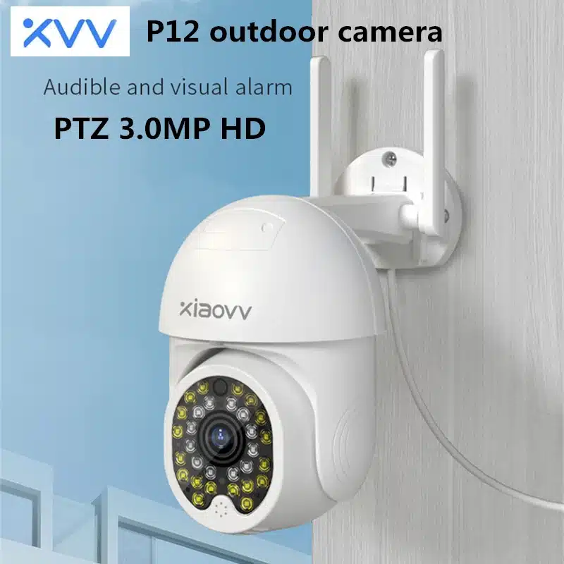 XIAOVV P12 3MP Outdoor Security Camera with Full-Color Night Vision 3 XIAOVV P12 3MP Outdoor Security Camera with Full Color Night Vision 2