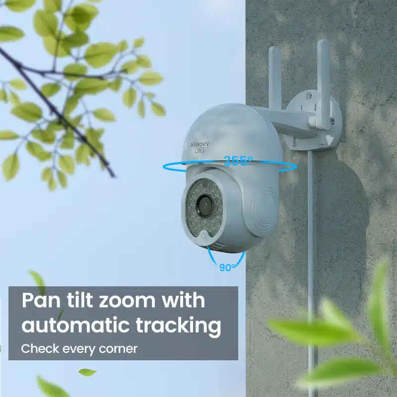 XIAOVV P12 3MP Outdoor Security Camera with Full-Color Night Vision 1 XIAOVV P12 3MP Outdoor Security Camera with Full Color Night Vision 4