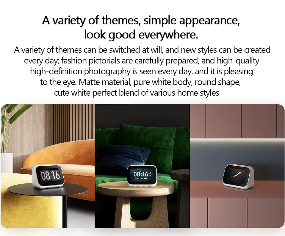 Xiaomi Ai Touch Screen Speaker with Alarm Clock 6 1