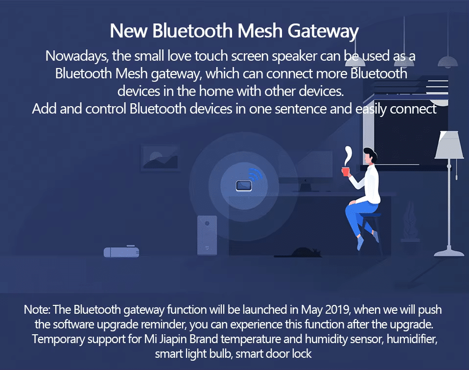 Xiaomi Ai Touch Screen Speaker with Alarm Clock 8 1