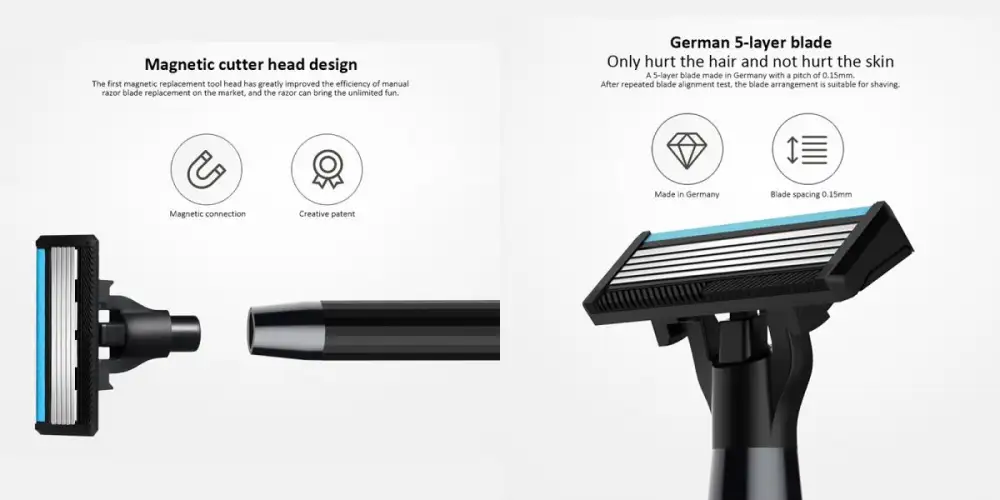Xiaomi Huanxing H300 Complete Manual Shaving Set 1