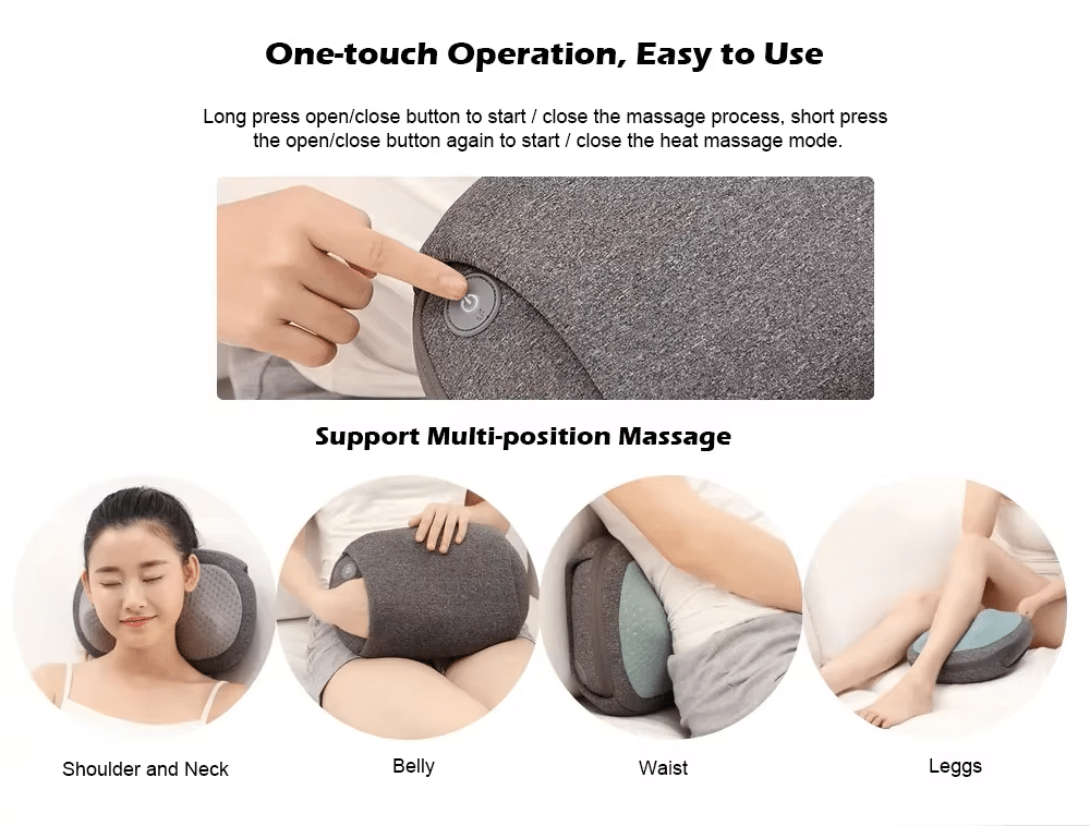 Xiaomi Lefan Smart Wireless 3D Pillow Massager 1