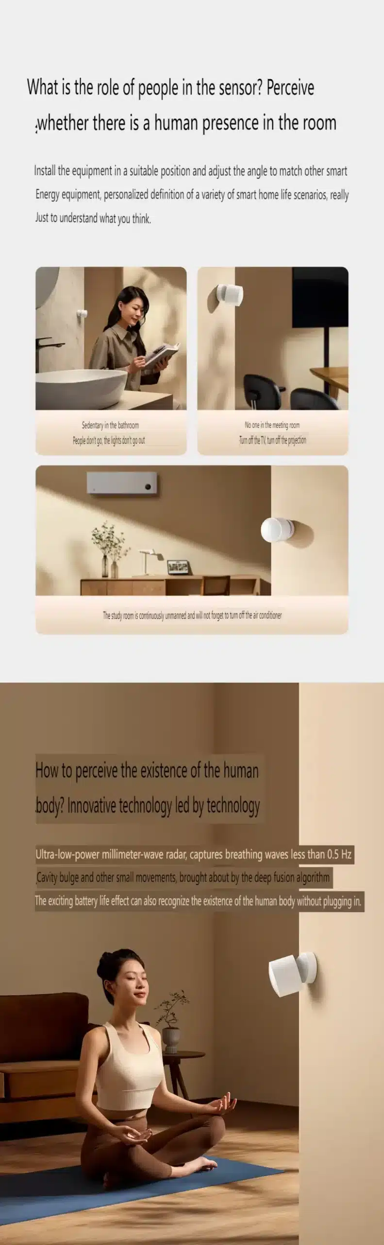 Xiaomi Mijia Human Presence Sensor XMOSB01XS 1