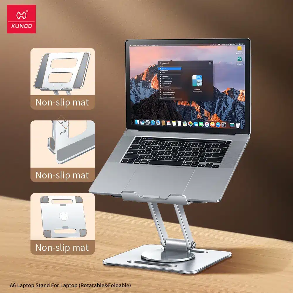 Xundd A6 Rotatable and Foldable Laptop Stand 1