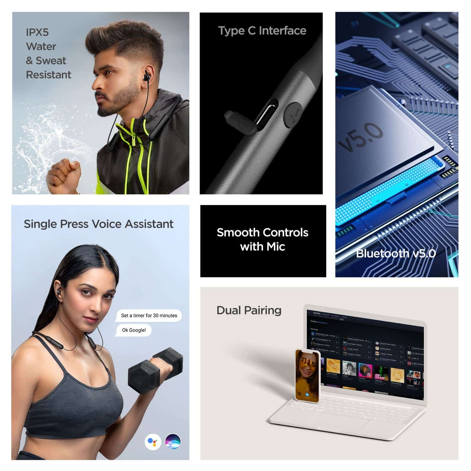 boAt Rockerz 335 Bluetooth Neckband with Qualcomm aptX Sound 2