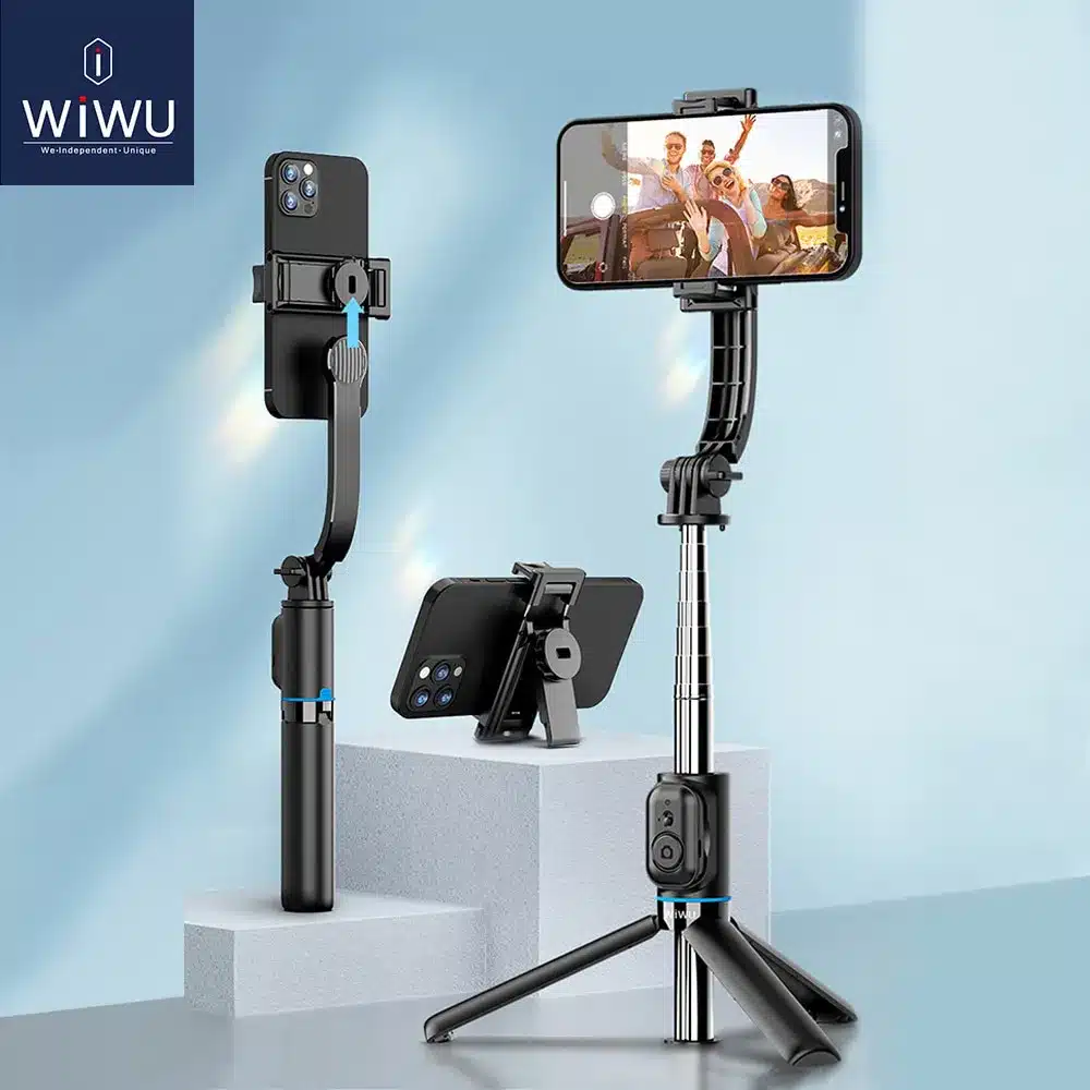 wiwu wi se001 detachable tripod selfie stick with phone stand 1