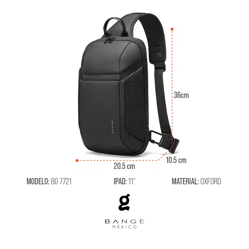 Bange BG 7663 Anti Theft Waterproof Business Backpack 1