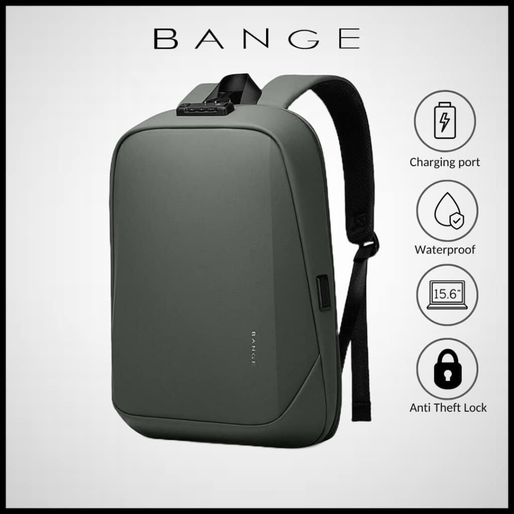 Bange BG 7677 Oxford Backpack with USB Type C Port 1