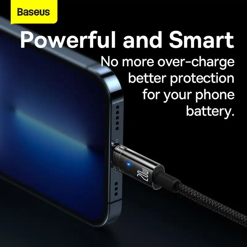 Baseus Explorer Series 20W Type C to Lightning Auto Power Off Fast Charging Data PD Cable 2