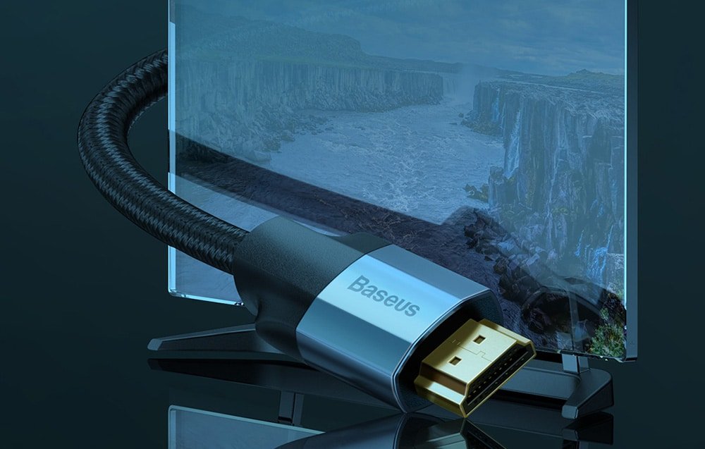 Baseus HDMI Cable Enjoyment Series 4KHD 60HZ Male To 4KHD Male Adapter Cable 0.75m Dark gray WKSX000113 2