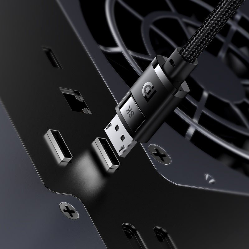 Baseus High Definition Series Displayport 8K to Displayport 8K Cable 2m Cluster 3