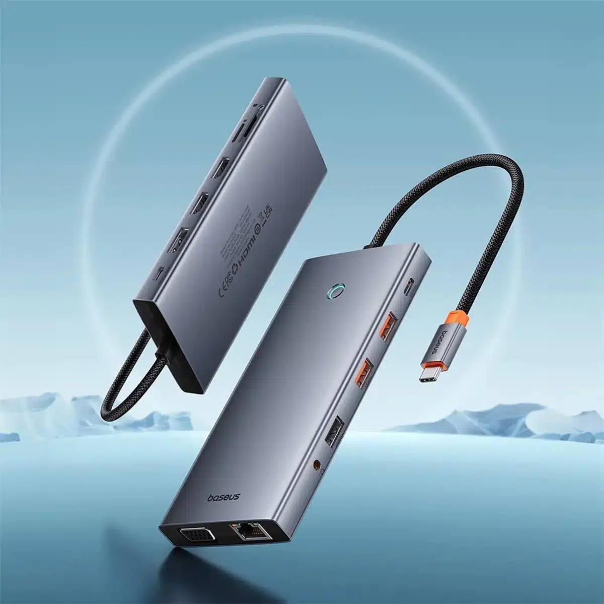 Baseus Hub Portal joy Series 13 in 1 8K 4K 4X Display Type c Multi Functional Hub 1