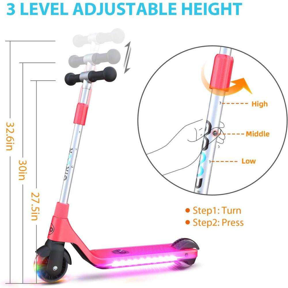 Gyroor Rechargeable Electric Scooter for KidsTeensBoysGirls Lightweight and Adjustable Handlebar 1