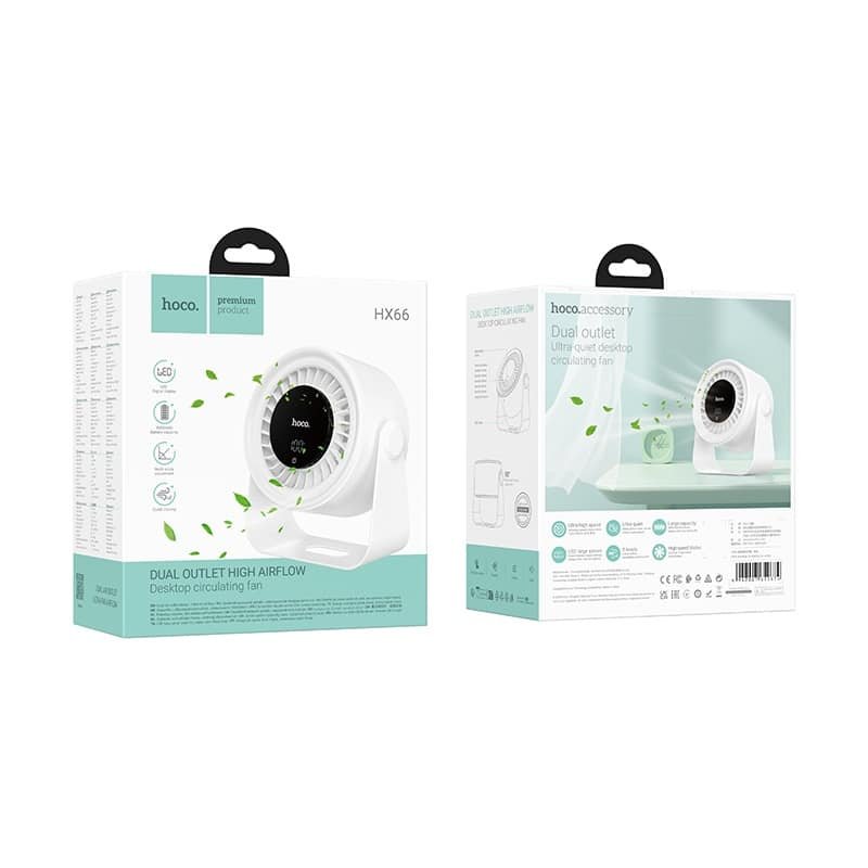 Hoco HX66 Desktop Circulation Fan 1