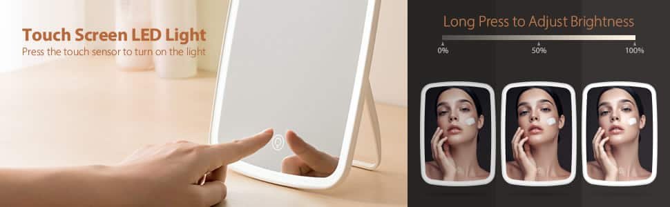 Jordan Judy Adjustable Brightness Lights Portable LED Makeup Mirror Lamp 1