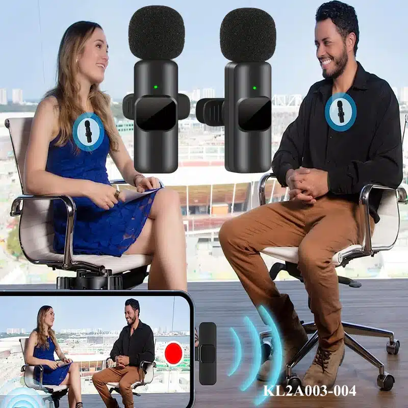 K9 Wireless Dual Microphone for iPhone / Android 1 K9 Wireless Dual Microphone for iPhone Android 1