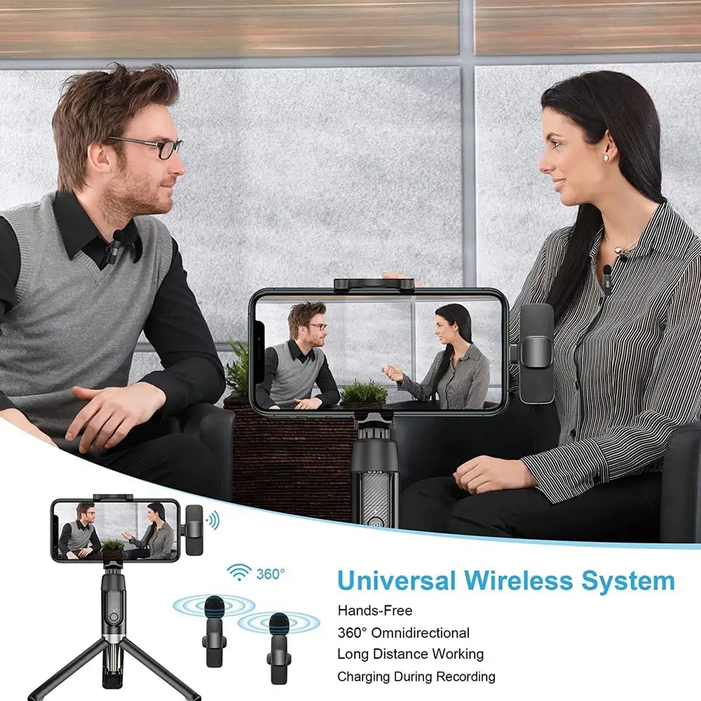 K9 Wireless Dual Microphone for iPhone / Android 2 K9 Wireless Dual Microphone for iPhone Android 2