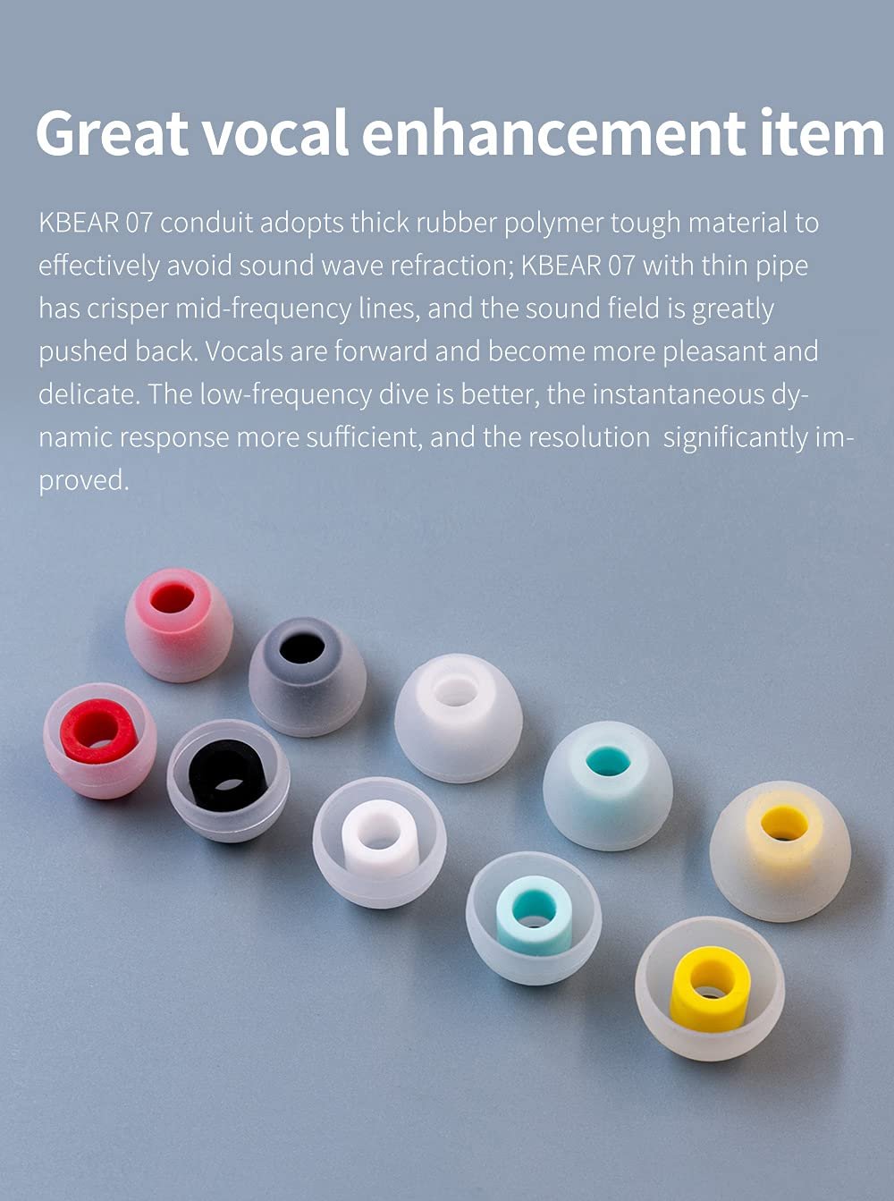 KBEAR 07 Silicone Eartips 1