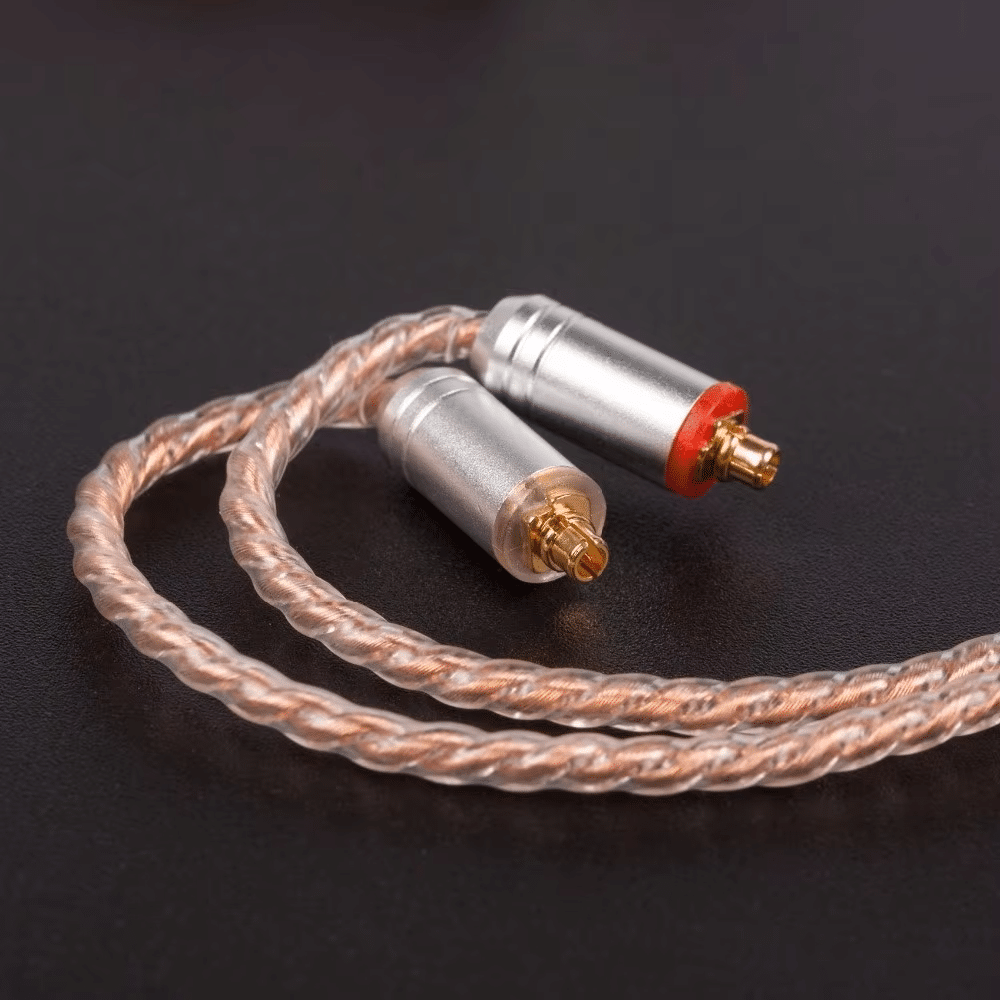 KBEAR 4 Core Silver Plated Copper Cable with Mic 1