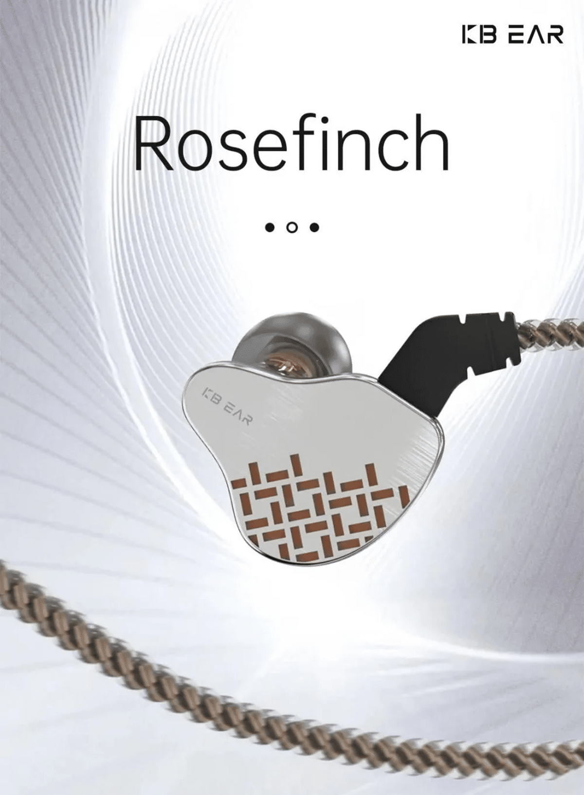 KBEAR Rosefinch Biological Diaphragm DD In ear Earphone