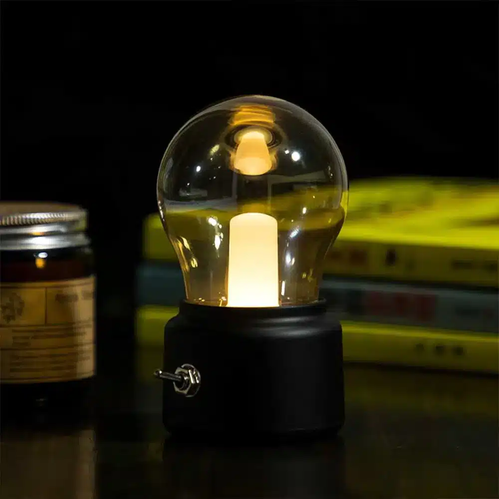Led Bulb Classical Desk Lamp Retro USB Rechargeable Night Light Decor Lights 2 Led Bulb Classical Desk Lamp Retro USB Rechargeable Night Light Decor Lights 1