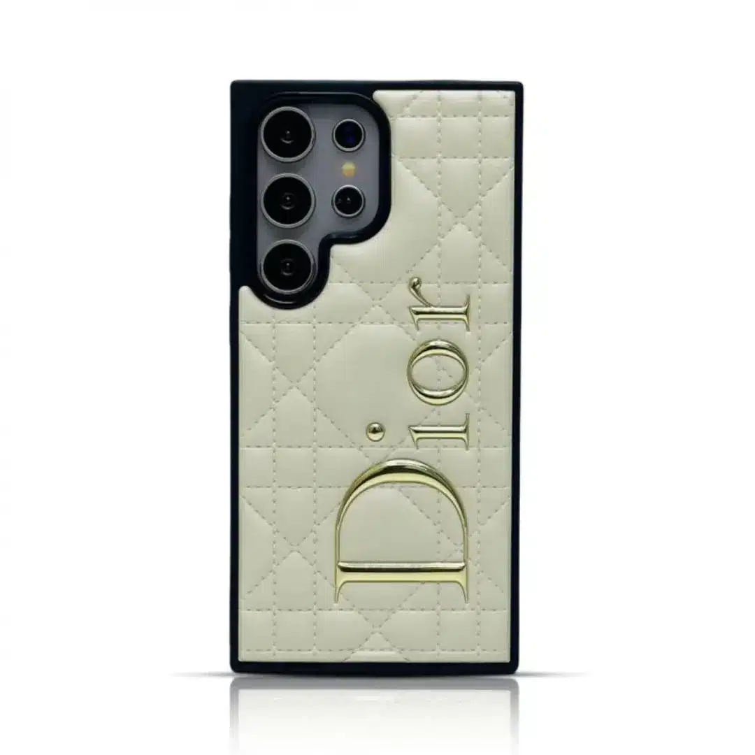 Luxury Dior Print Puffer Case For Samsung Galaxy Ultra Series 1