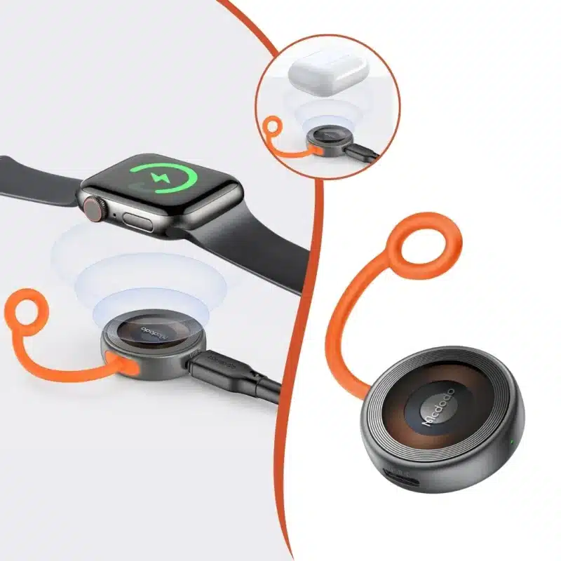 Mcdodo CH 684 Charger for Apple Watch with Lightning and USB C Port 1