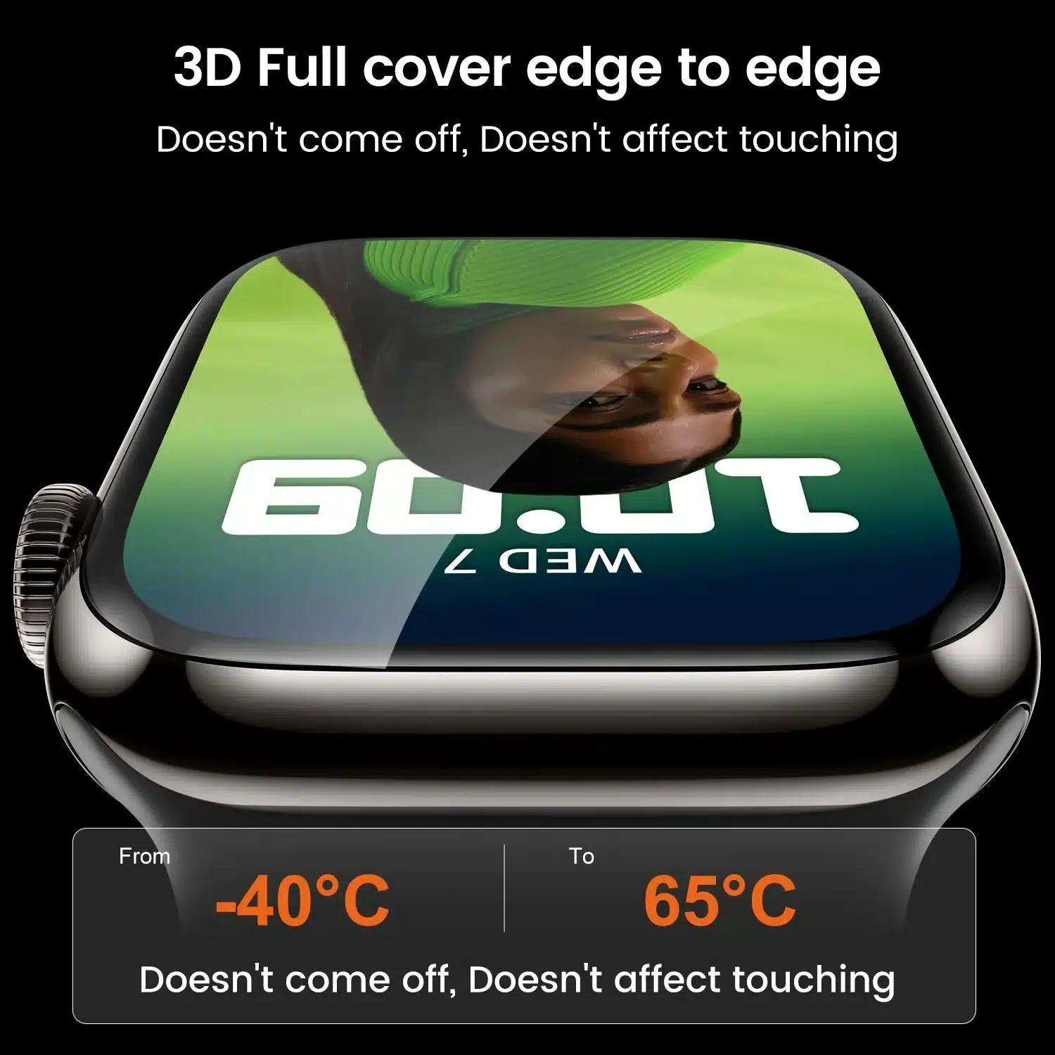 Mohave 3D NanoFlex iWatch Series 7 8 9 Screen Protector with Installation Kit 2