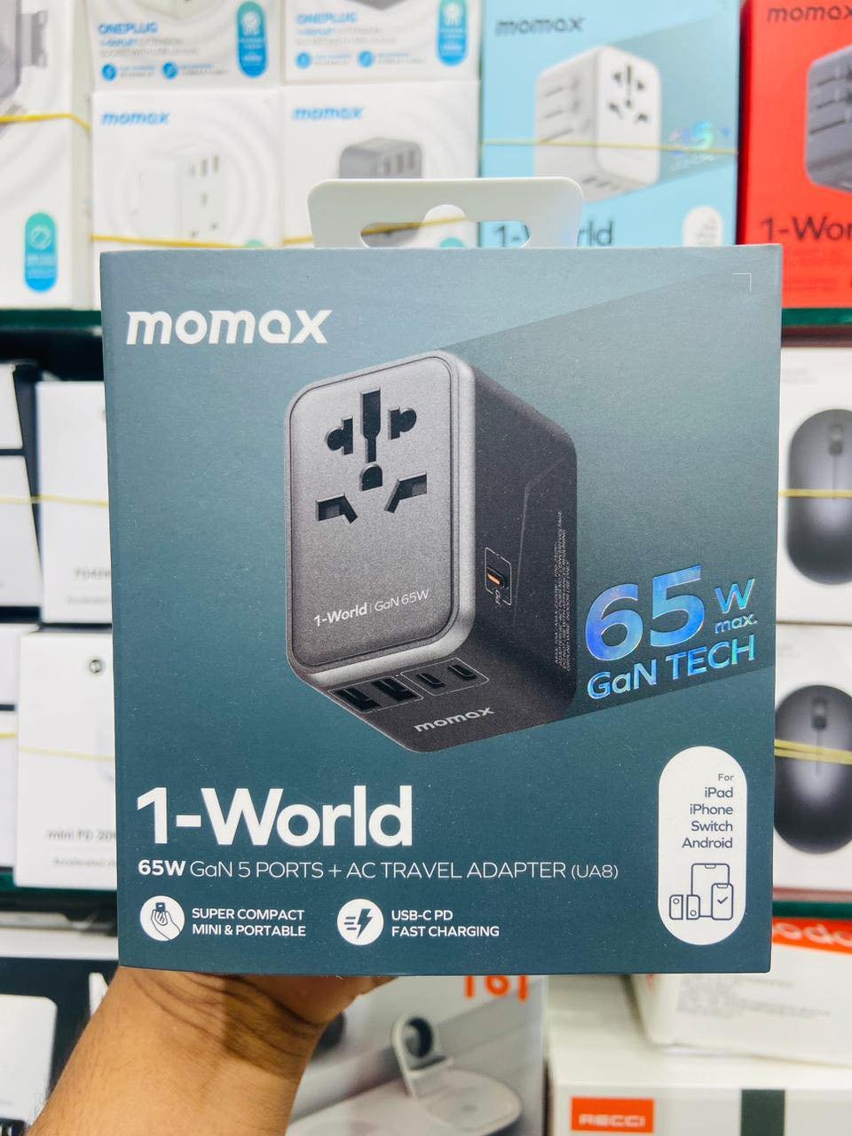 Momax UA8 1 World 65W GaN Travel Adapter 2