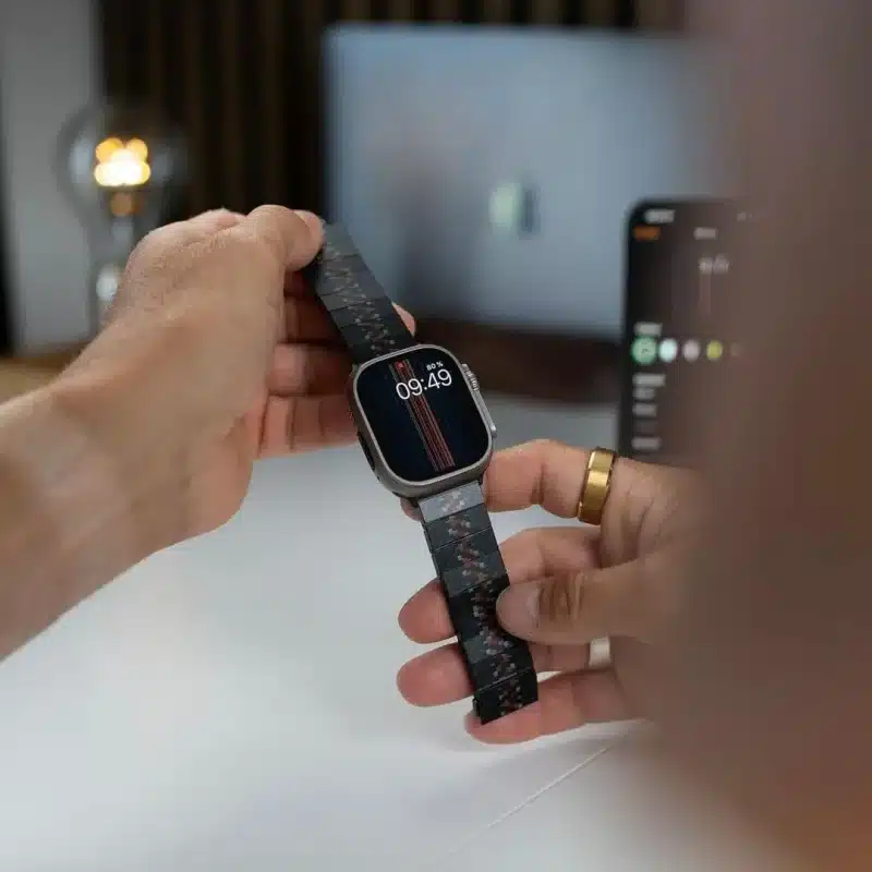 PITAKA Rhapsody Carbon Fiber Watch Band for iWatch 1