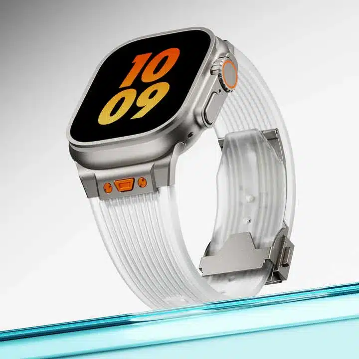 REDEFINE Luxury Transparent Silicone Streamlined Strap for iWatch 5