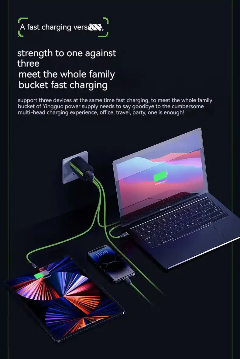 Sharge Hermit 65W Gallium Nitride Multi-port Fast Charger 2 Sharge Hermit 65W Gallium Nitride Multi port Fast Charger 3