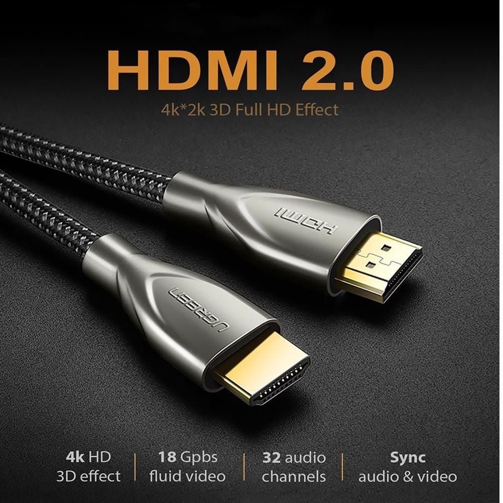 UGREEN HD131 Carbon Fiber Zinc Alloy 1.5m HDMI Cable