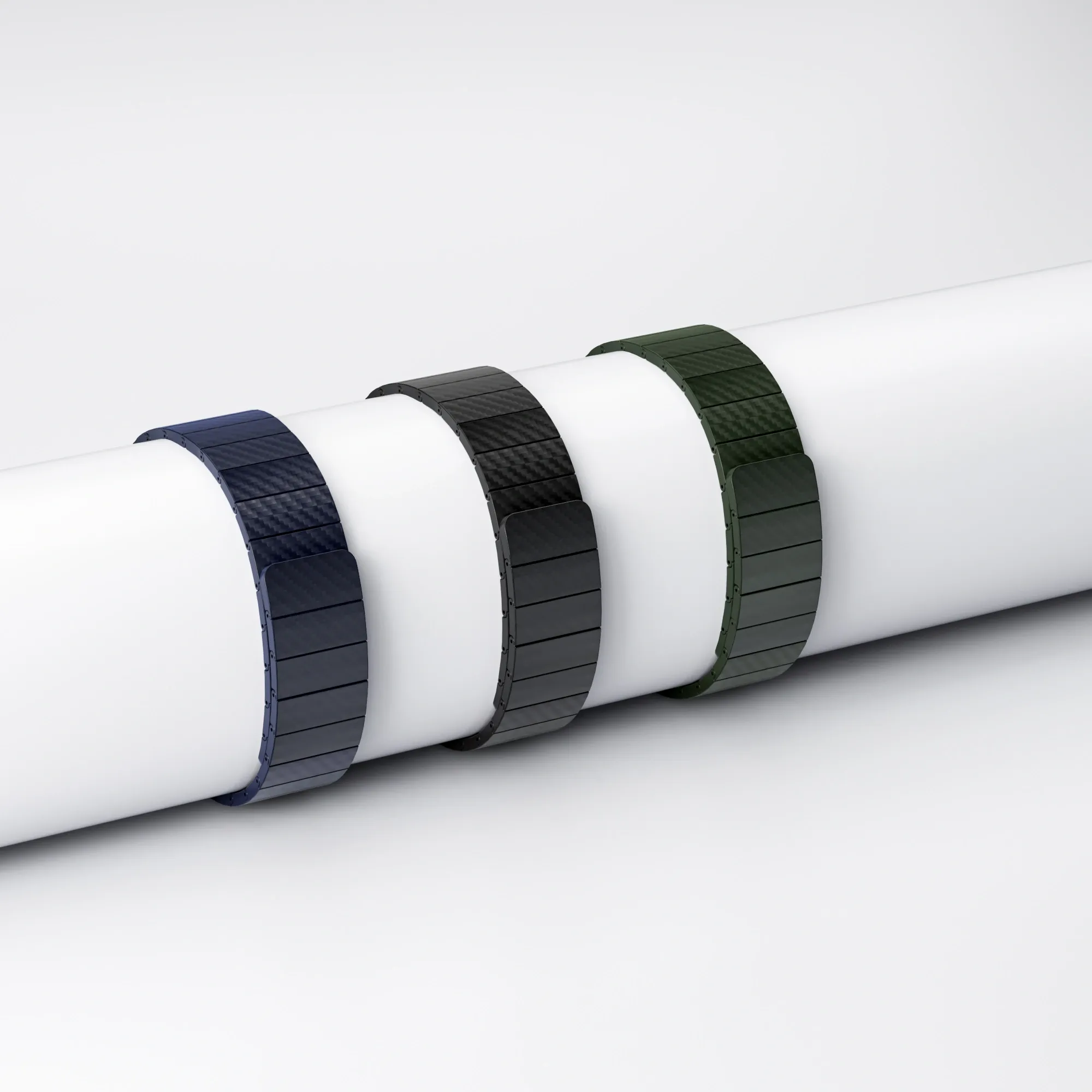 WiWU Wi WB009 Carbon Fiber Pattern Magnetic Watch Band for iWatch 1