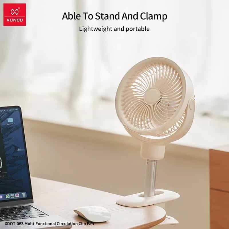 XUNDD XDOT 063 Desktop Clamp Circulating Fan 6000mAh 3