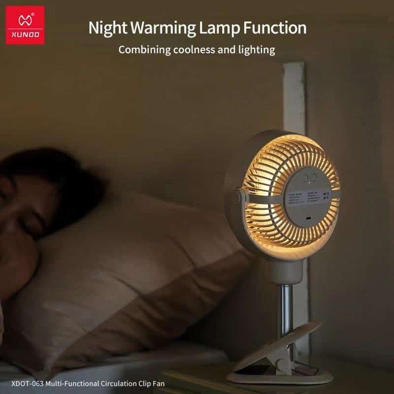 XUNDD XDOT 063 Desktop Clamp Circulating Fan 6000mAh 4