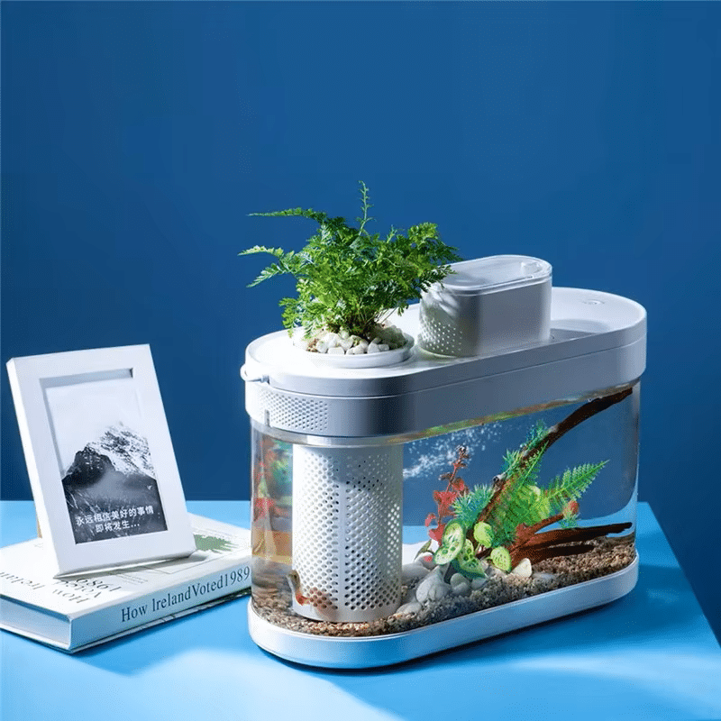 Xiaomi Geometry Ecosystem Small Water Garden Fish Tank Transparent Aquarium 1