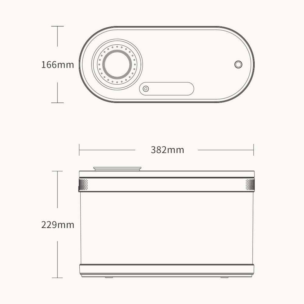 Xiaomi Geometry Ecosystem Small Water Garden Fish Tank Transparent Aquarium 2