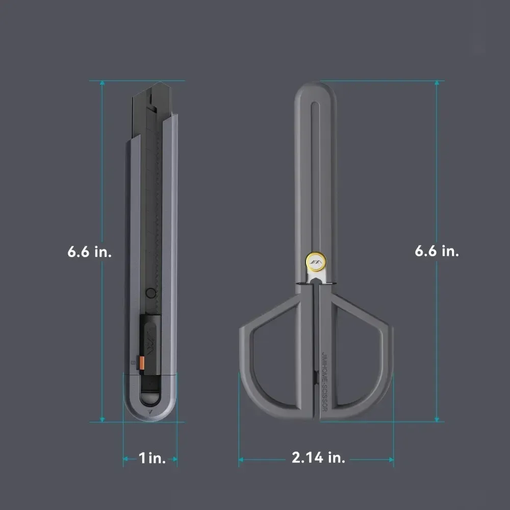 Xiaomi Jimihome Utility Knife Paper Blade with Safety Knife Lock Craft Tools and Scissors Combo Set 2