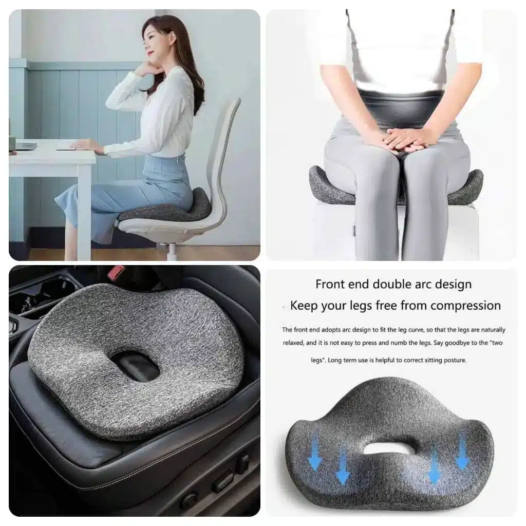 Xiaomi LERAVAN Cushion Antibacterial Breathable Pillow for Chair Seat Car Office 3