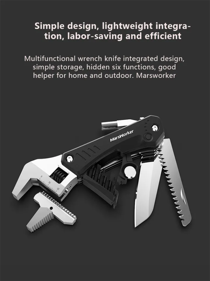 Xiaomi MarsWorker Multifunctional Combination Car Wrench Knife Six Functions Tools MSHW001 1