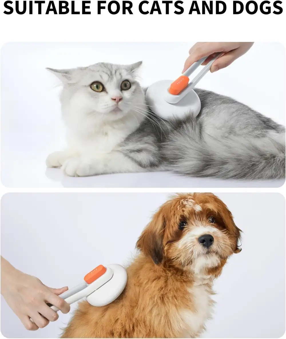 Xiaomi Petkit Pet Grooming Brush 2 for Cats and Dogs to Remove Loose Fur and Massage 1