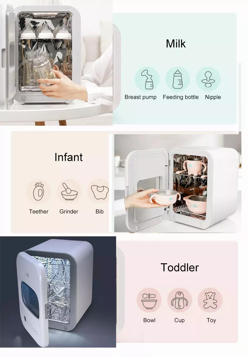 Xiaomi Xiaolang Sterilizer Cabinet UV Disinfection Milk Bottle 18L 3