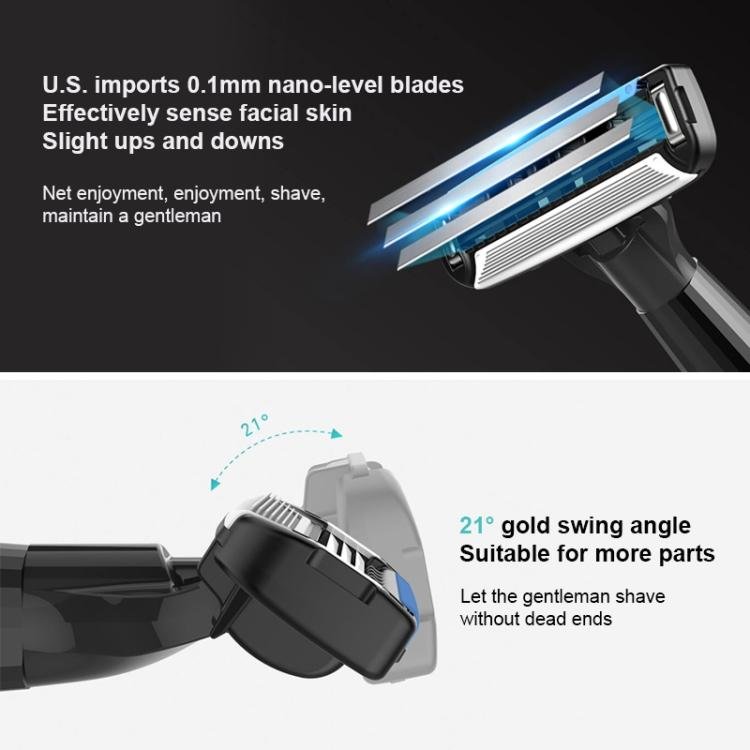 Xiaomi Youpin Multifunctional Gentleman Style Portable Manual Shaving Razor with Ceramic Base 1