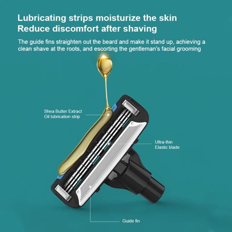 Xiaomi Youpin Multifunctional Gentleman Style Portable Manual Shaving Razor with Ceramic Base 2