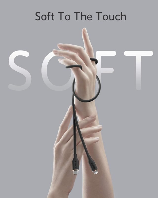 Anker 641 Powerline III Flow USB C to Lightning Cable 3ft 4