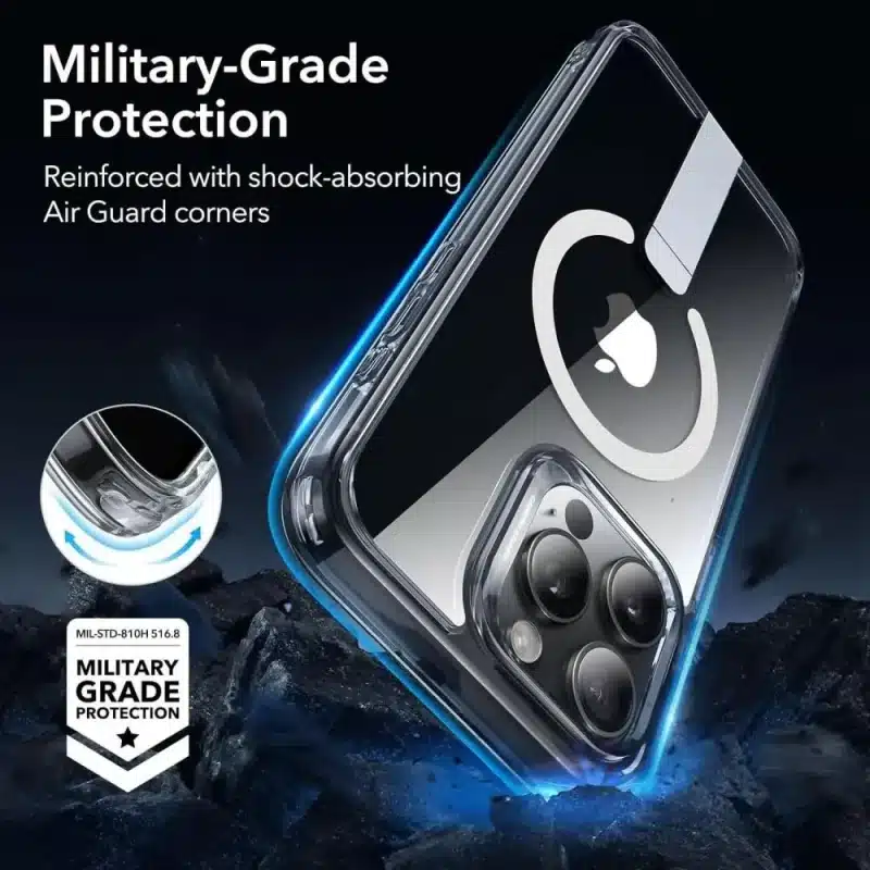 ESR Boost Flickstand Case HaloLock for iPhone 15 Pro Max 6